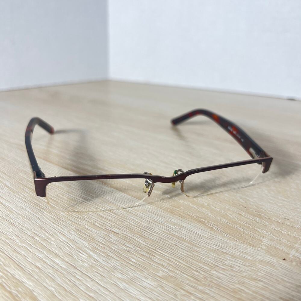 Ray-Ban RB6182 2674 Eyeglasses Brown Half Rim FRAMES ONLY 51-17-140
